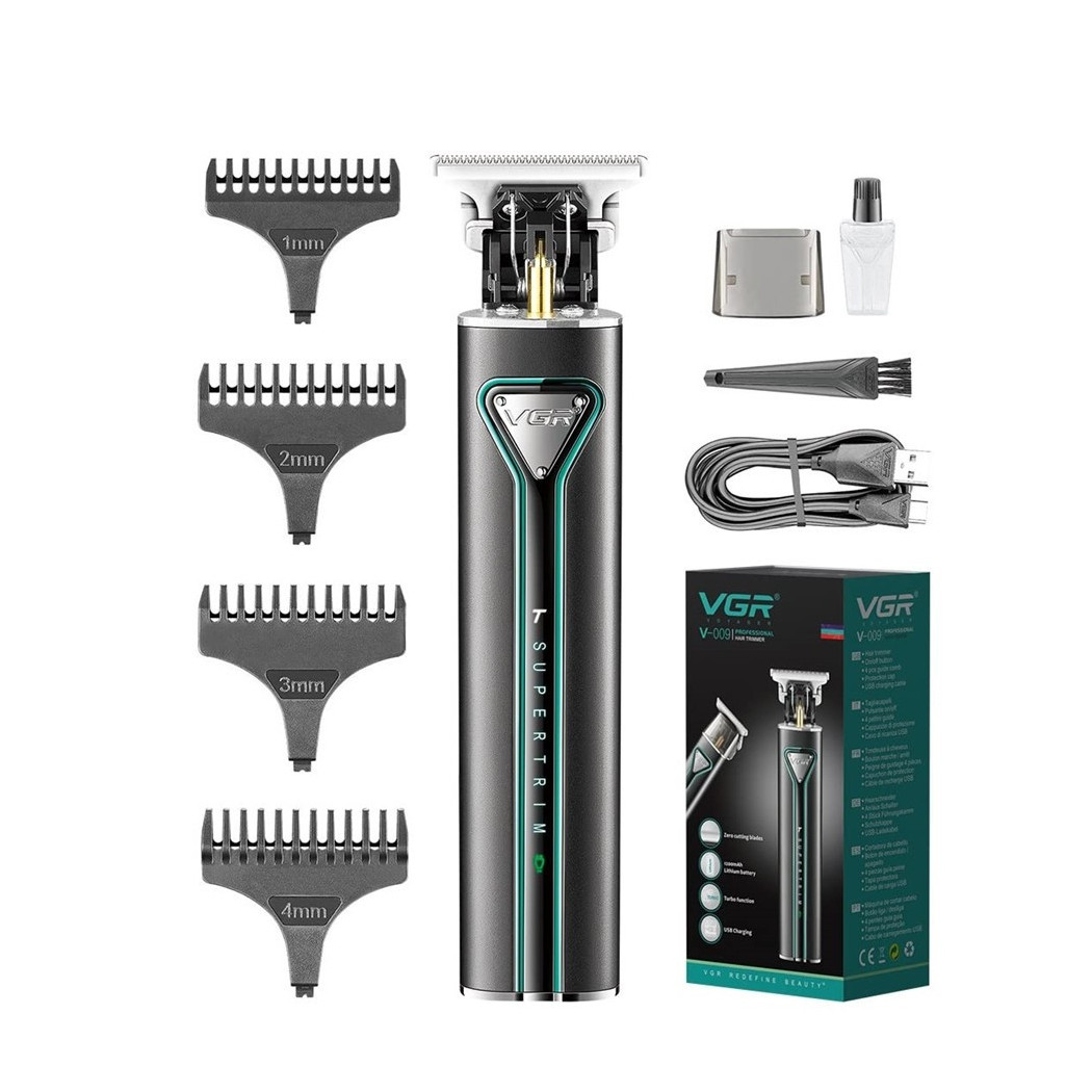 foto del prodotto trade shop tagliacapelli professionale senza fili lama a t uomo a batteria rasoio vgr v 009 