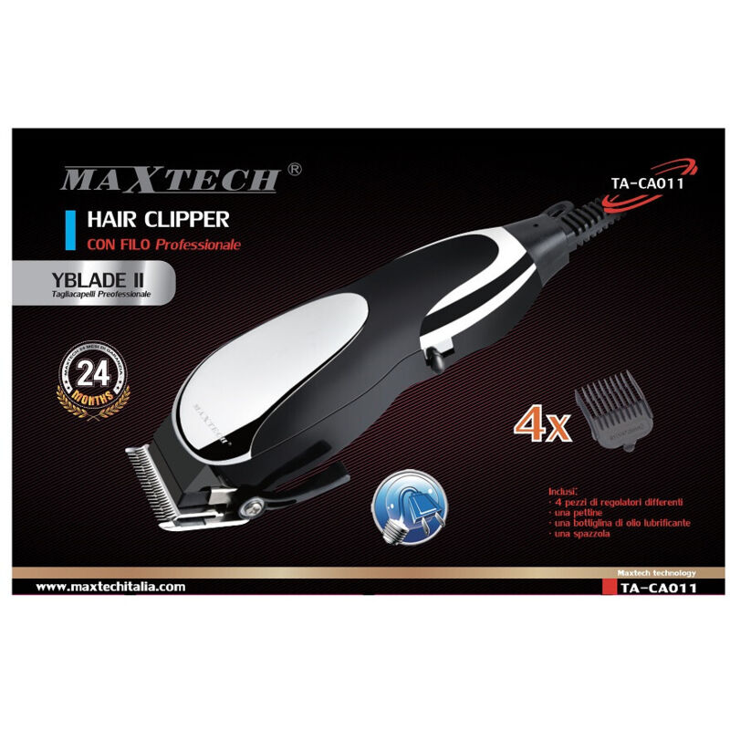 foto del prodotto trade shop tagliacapelli professionale uomo rasoio con filo spazzola lubrificante maxtech ta ca011 