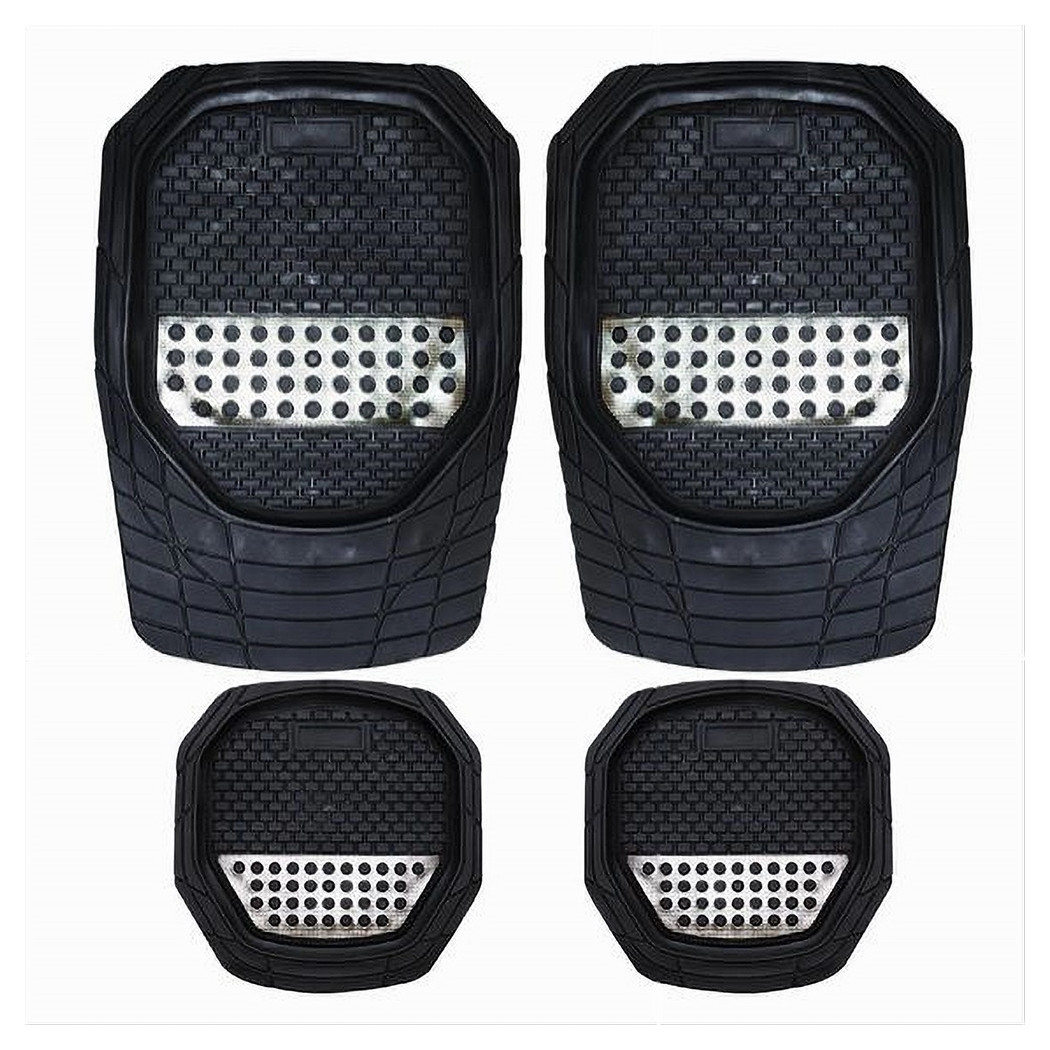 foto del prodotto trade shop tappetino universale da auto pvc stampa turbo tappetini 4 pezzi maxtech mats 05 