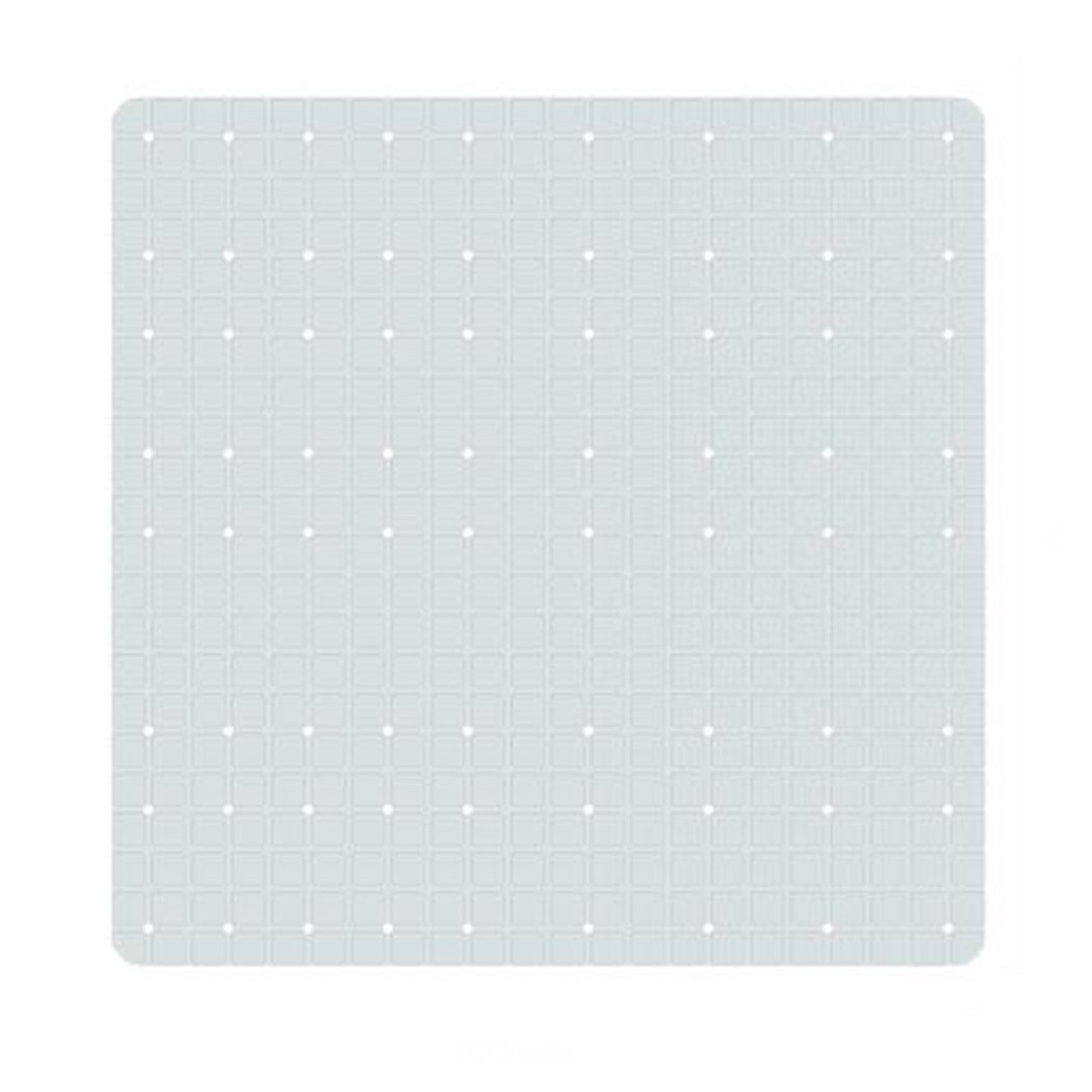 foto del prodotto trade shop tappeto bianco tappetino pvc antiscivolo per vasca bagno doccia 52 x 52 cm 79762 