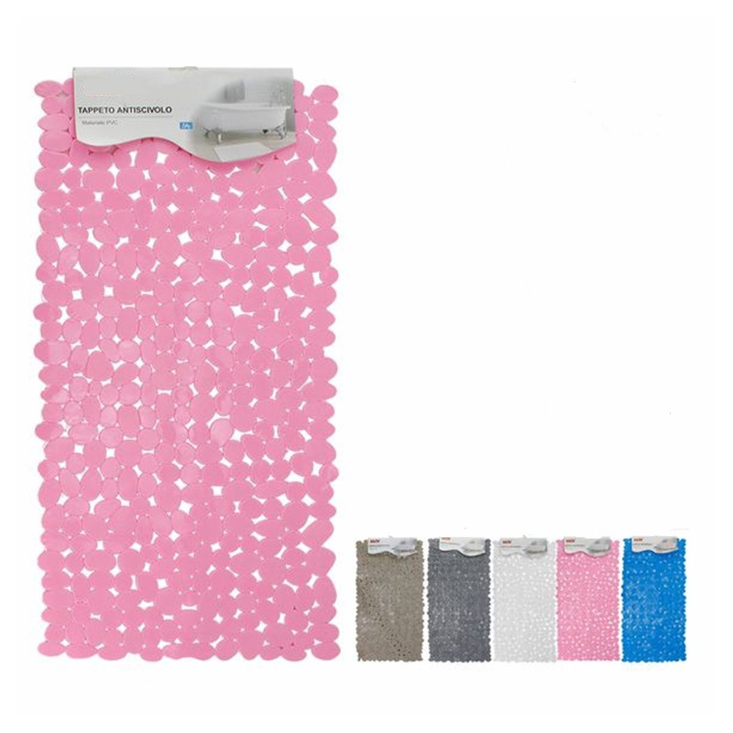 foto del prodotto trade shop tappeto tappetino in pvc antiscivolo per vasca da bagno doccia 68 x 34.5cm 59626 