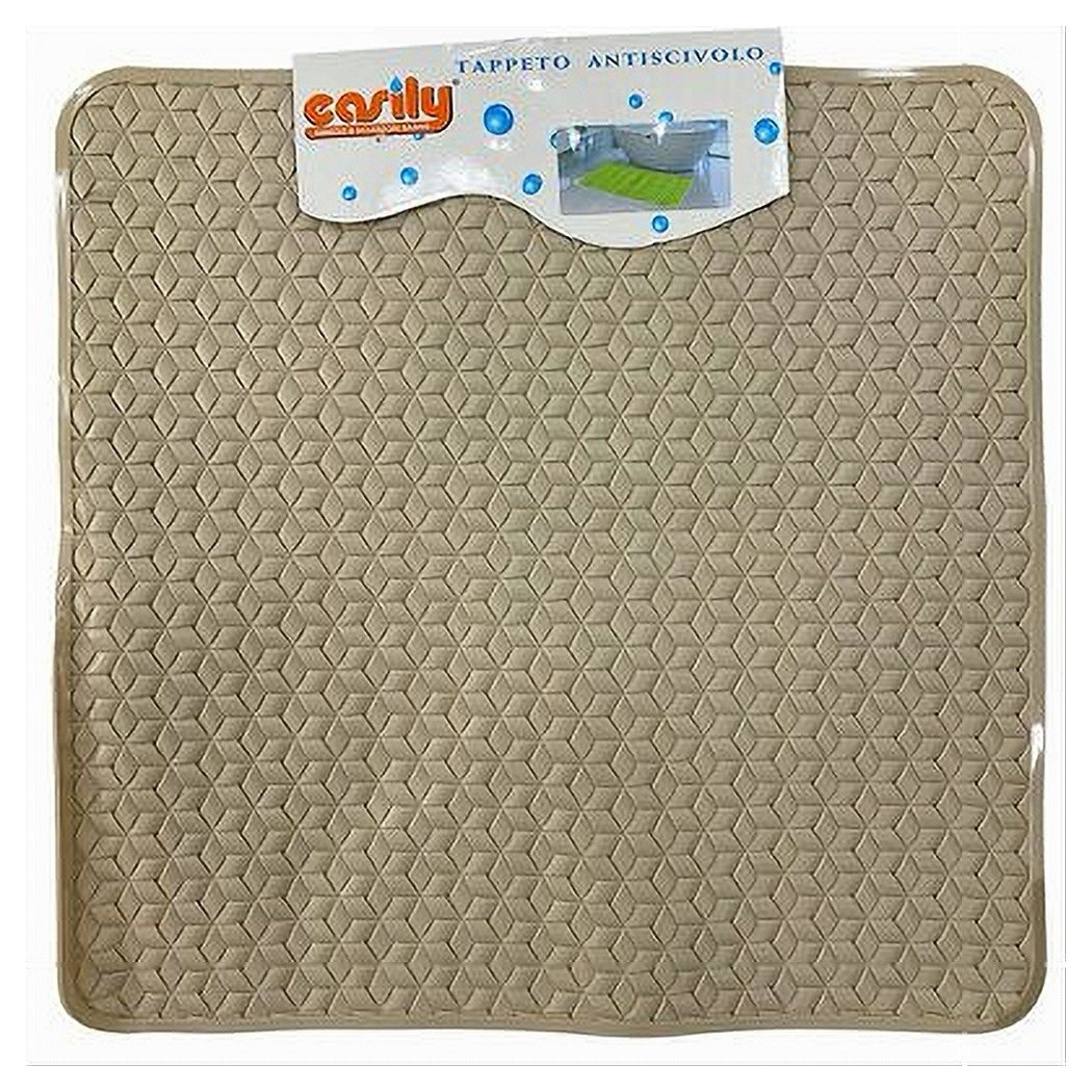 foto del prodotto trade shop tappeto tappetino pvc antiscivolo per vasca bagno doccia quadrato 50x50 cm 59317 