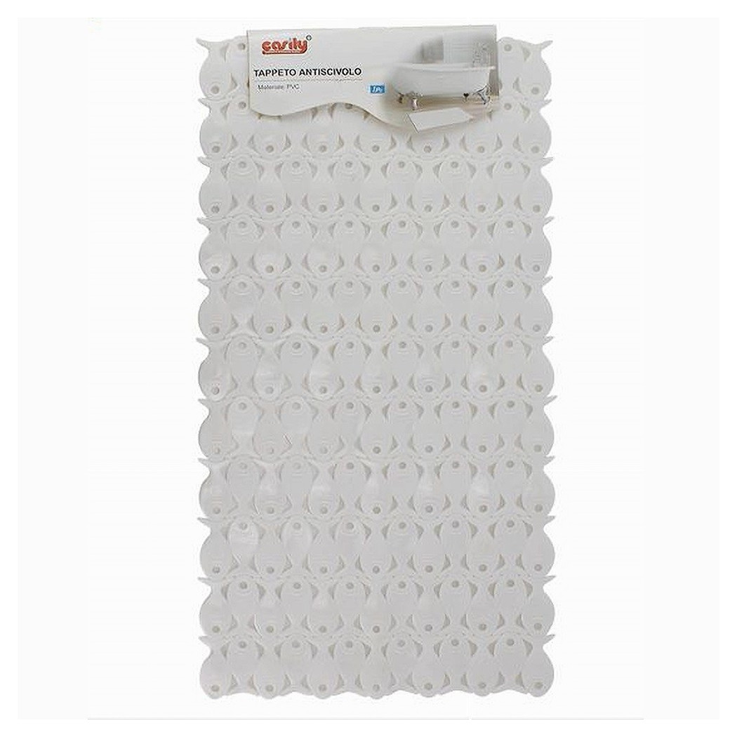 foto del prodotto trade shop tappeto tappetino pvc pesciolini antiscivolo vasca da bagno doccia 67x35cm 59622 