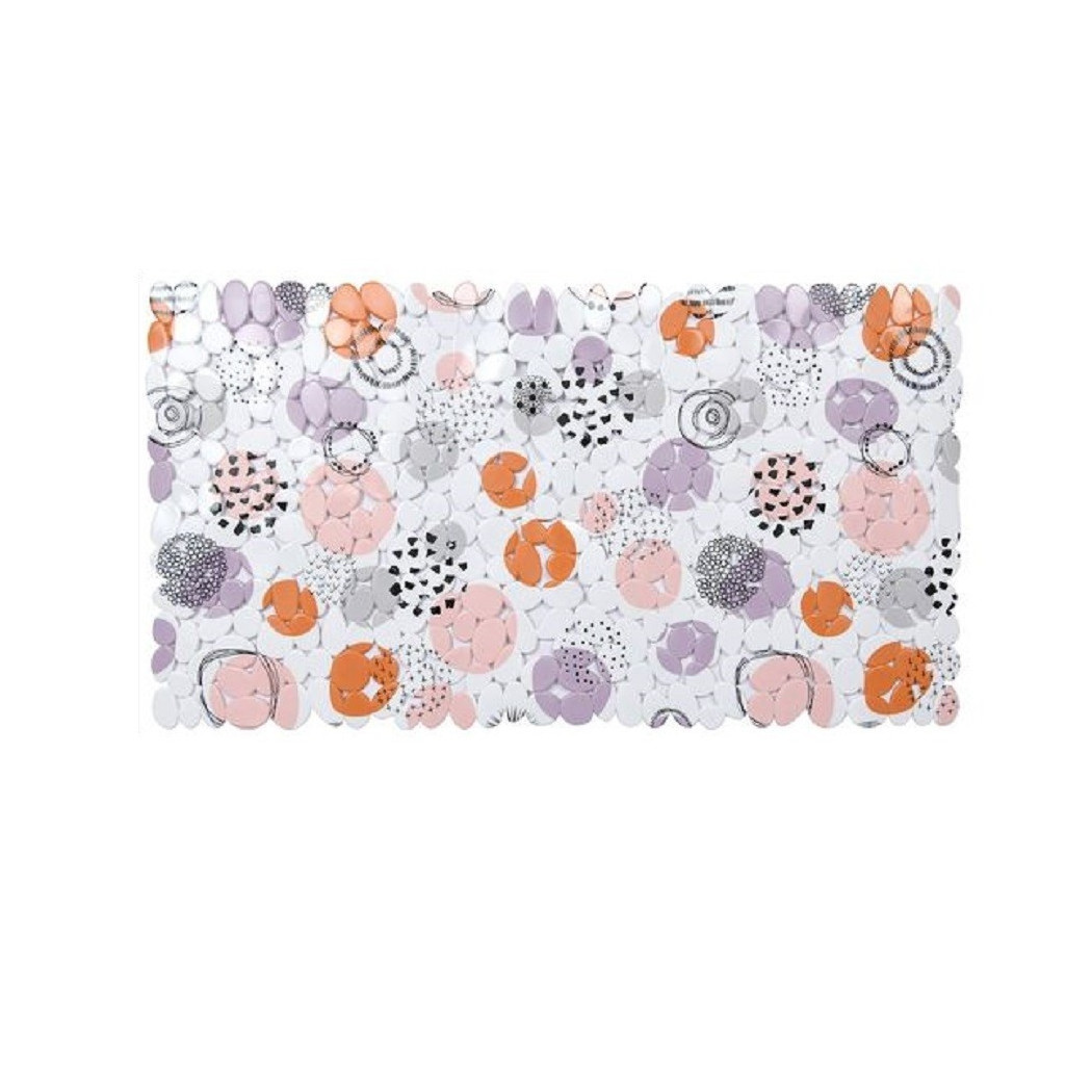 foto del prodotto trade shop tappeto tappetino pvc sfere astratte antiscivolo vasca bagno doccia 67x36cm 87087 