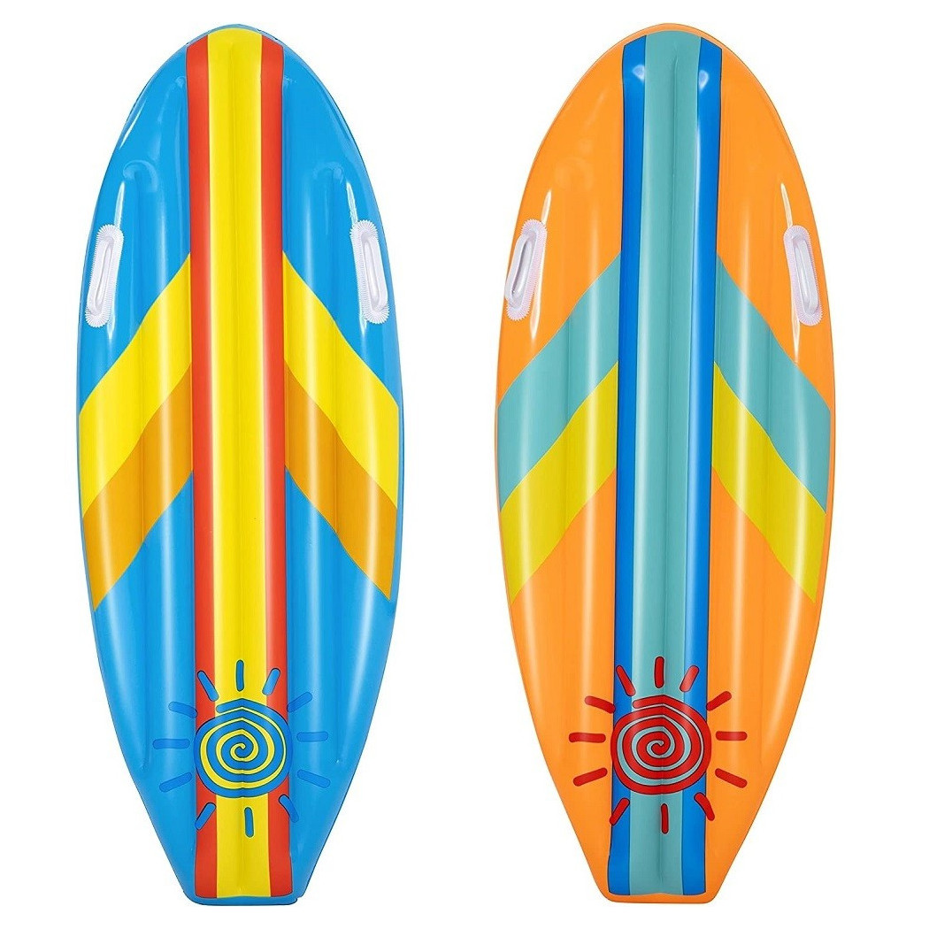foto del prodotto trade shop tavola nuoto 114x46cm con maniglie bambini mare piscina 2 colori assortiti 42046 