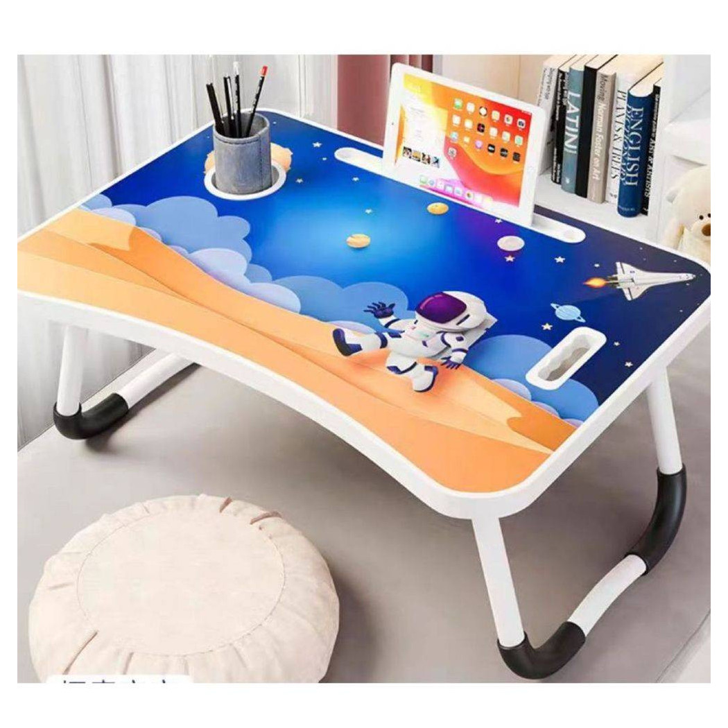 foto del prodotto trade shop tavolino pieghevole astronauta supporto pc portatile laptop salvaspazio casa 