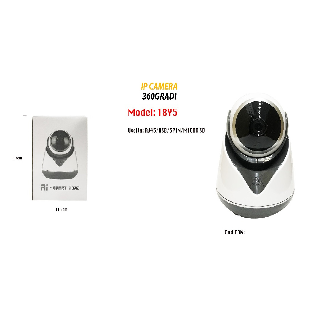 foto del prodotto trade shop telecamera camera motorizzata 3mpx videosorveglianza ip infrarossi maxtech 18y5 