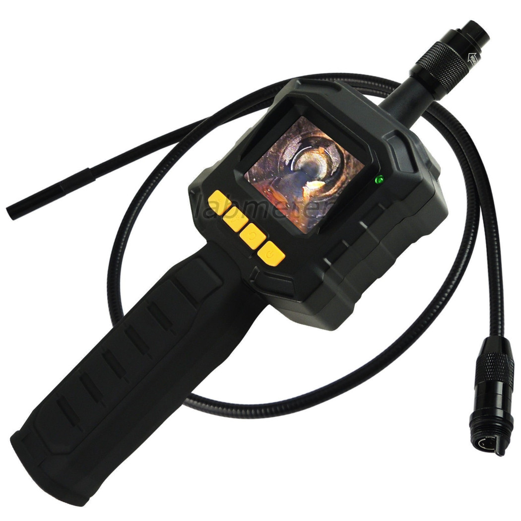 foto del prodotto trade shop telecamera con monitor endoscopica 4 led luce cavo sonda flessibile ispezione 