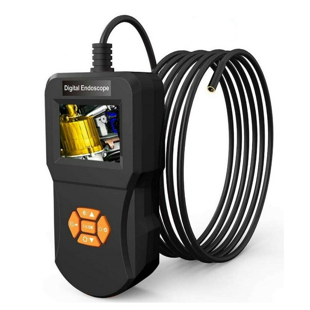 foto del prodotto trade shop telecamera endoscopica con monitor lcd 6 led sonda 5 mt foto video sd 90358 