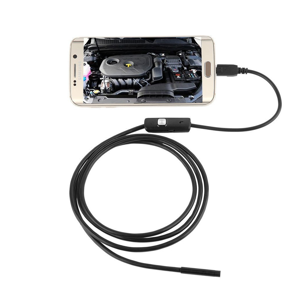 foto del prodotto trade shop telecamera endoscopica ispezione micro usb per android con funzione otg 1.5mt 
