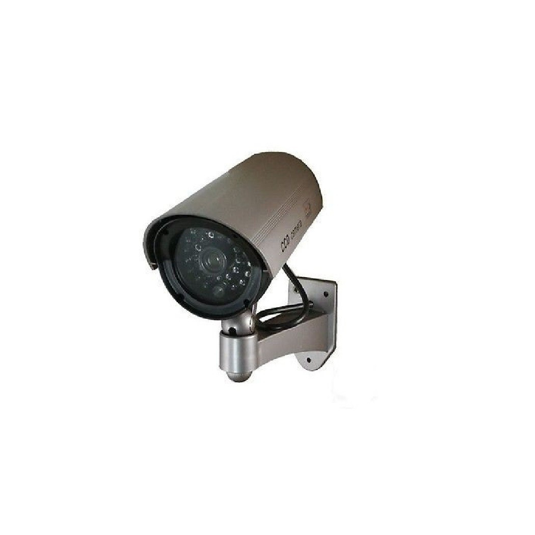 foto del prodotto trade shop telecamera finta dome dummy con led ir lampeggiante camera videosorveglianza 