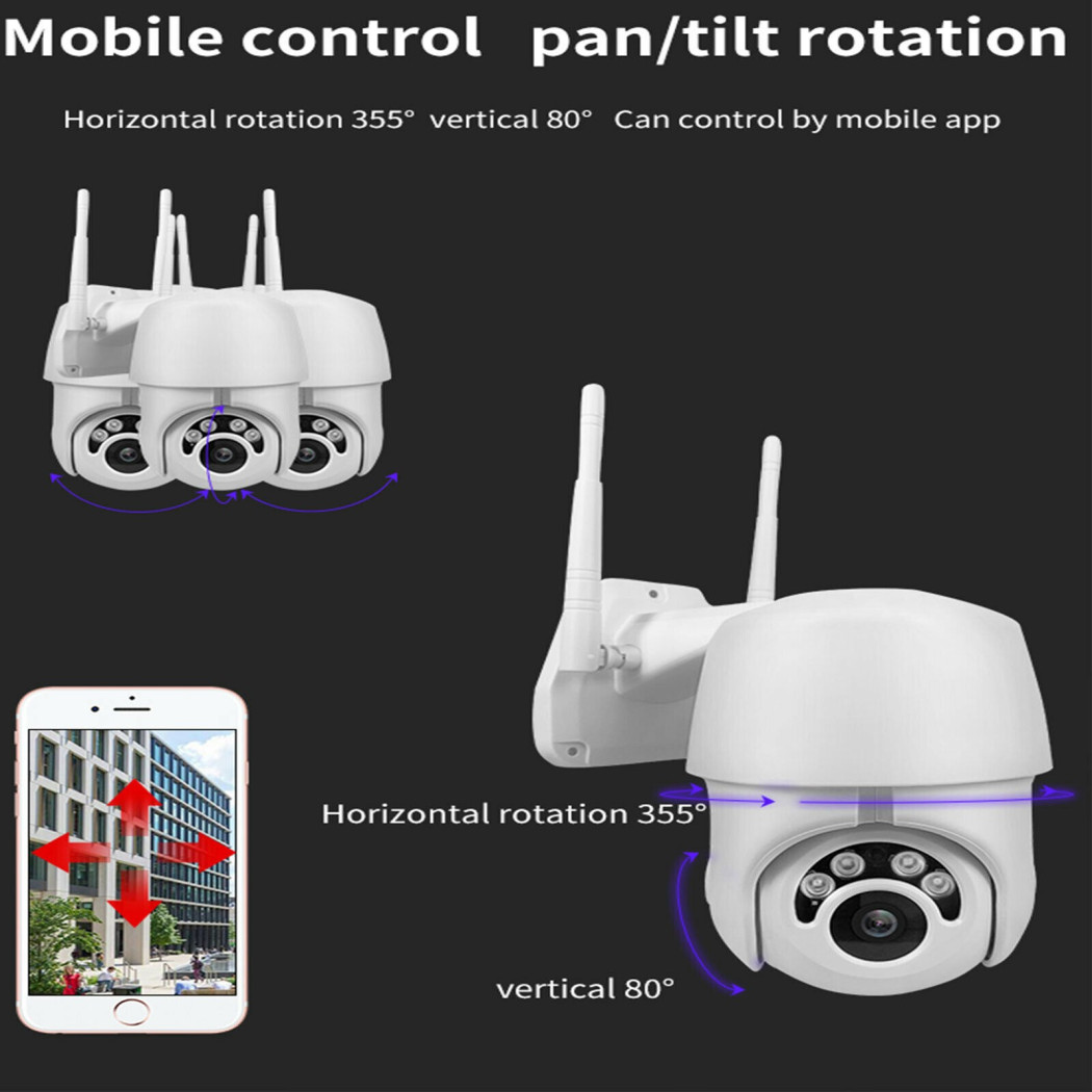 foto del prodotto trade shop telecamera ptz 1080p full hd esterna ip camera motorizzata ir wifi webcam 