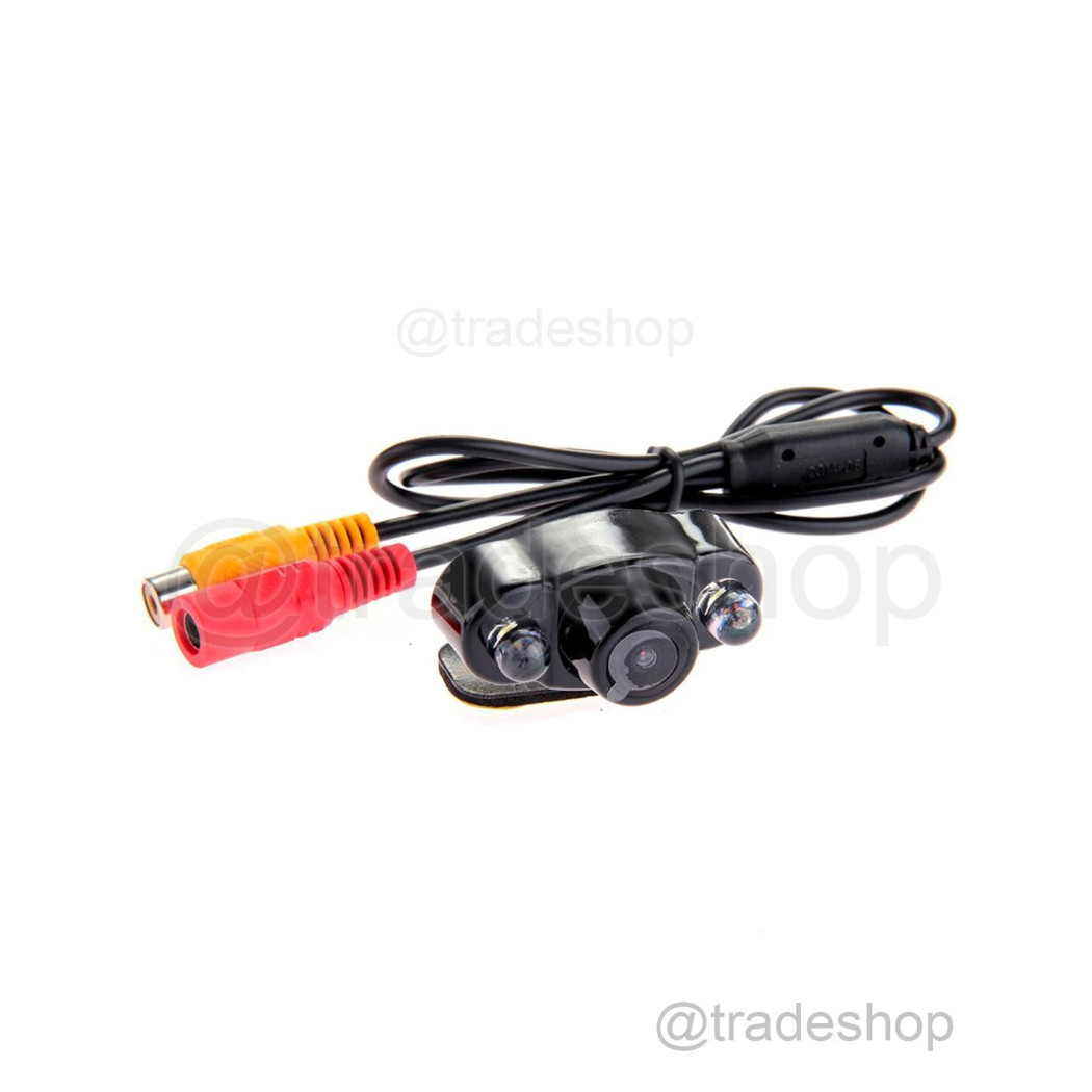 foto del prodotto trade shop telecamera retromarcia auto camper furgone 2 led smd staffata retrocamera 