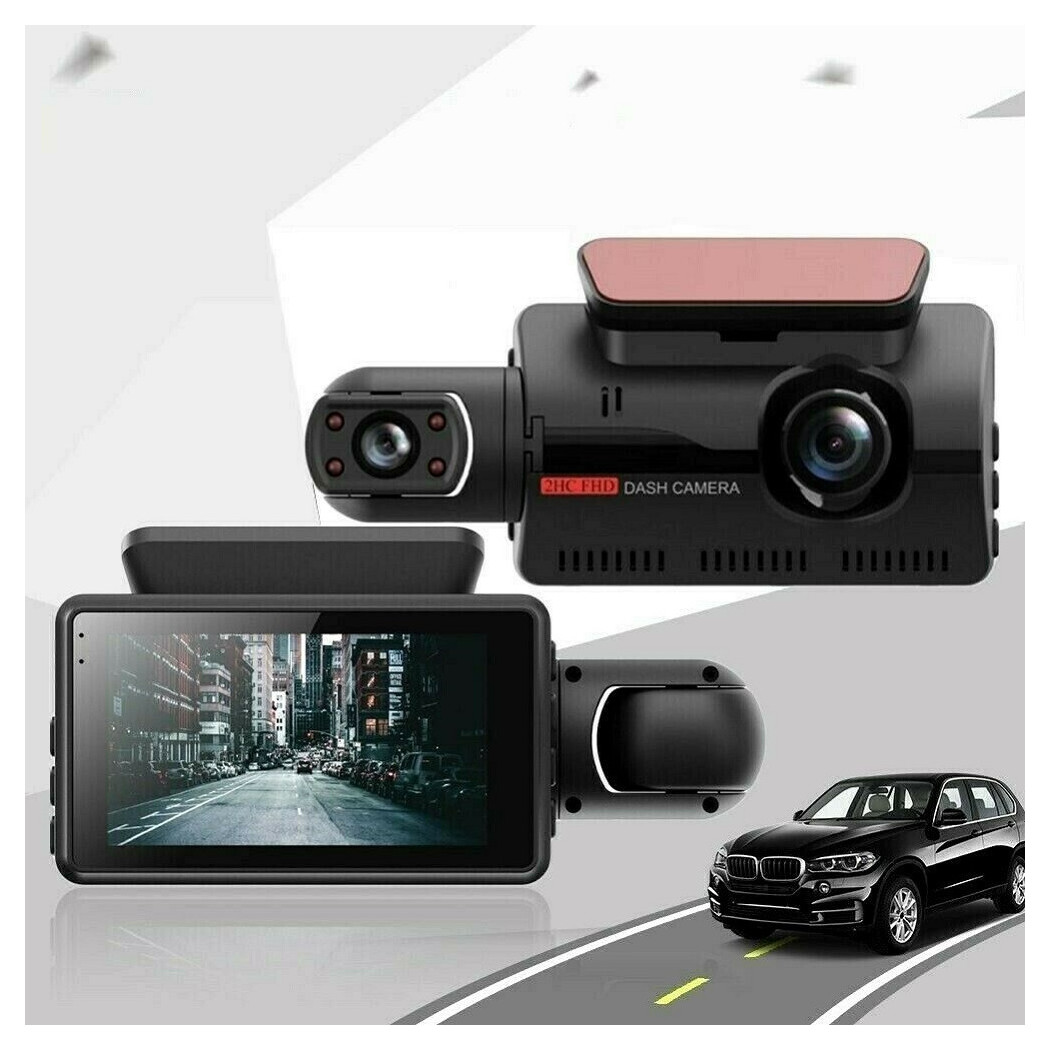 foto del prodotto trade shop telecamera videoregistratore dvr auto full hd 1080p display 3 quot 170 g sensor q ca68 