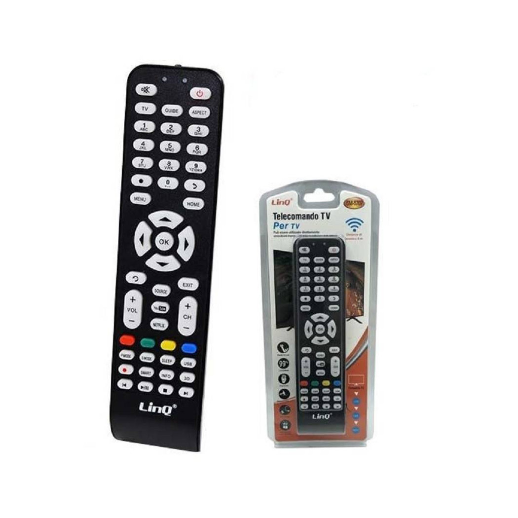 foto del prodotto trade shop telecomando sp 5722 compatibile per tv sharp led lcd hdtv 3dtv funzioni originale 