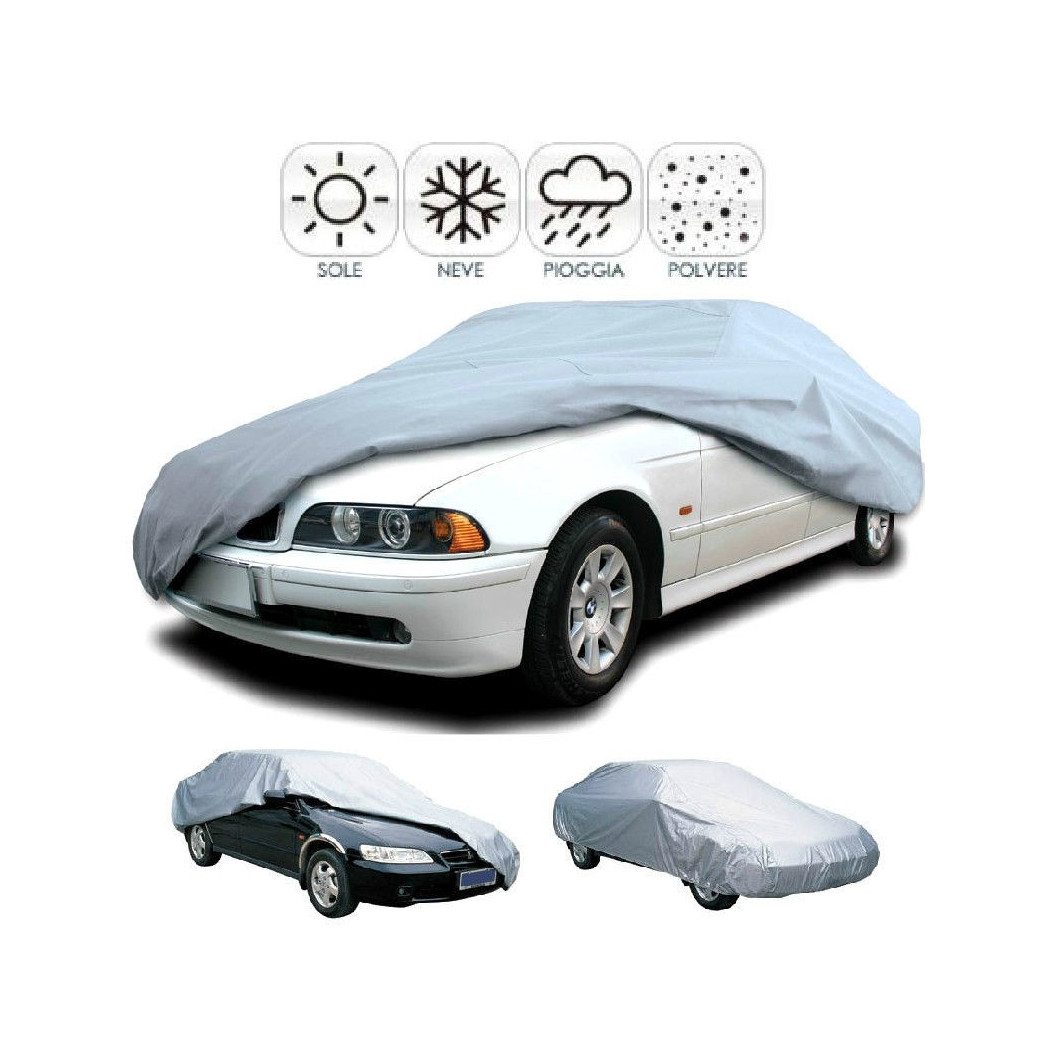 foto del prodotto trade shop telo copriauto impermeabile copertura auto pvc anti pioggia sole xxl 