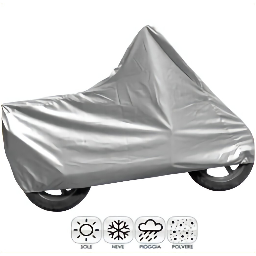 foto del prodotto trade shop telo coprimoto scooter grigio 205x105x125 xl cover copri moto anti pioggia neve 