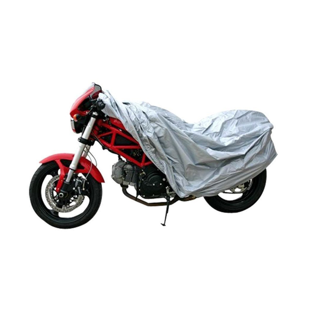 foto del prodotto trade shop telo cover copri moto scooter bicicletta polietilene argento taglia l 130 x 230 