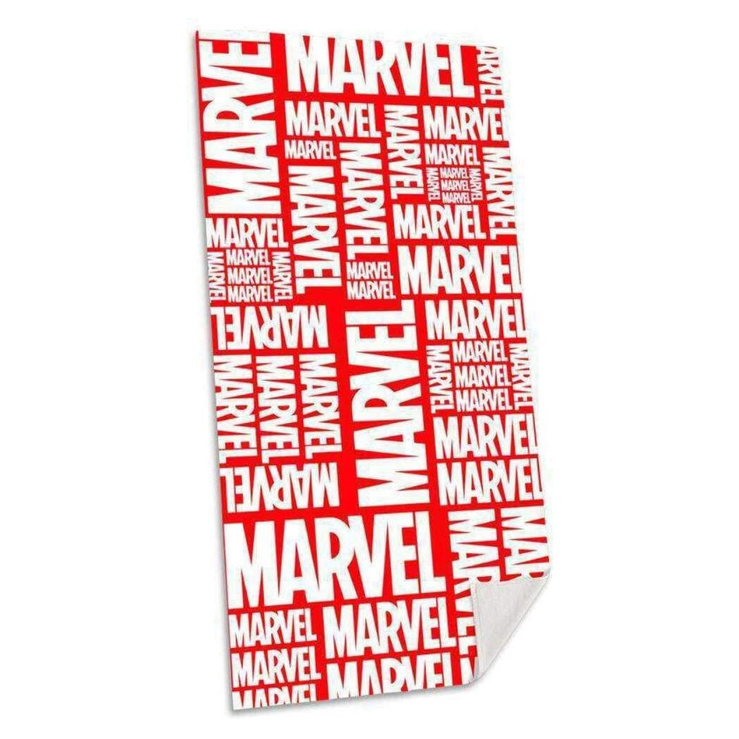 foto del prodotto trade shop telo mare in cotone marvel avengers rosso asciugamano mare piscina bambini 