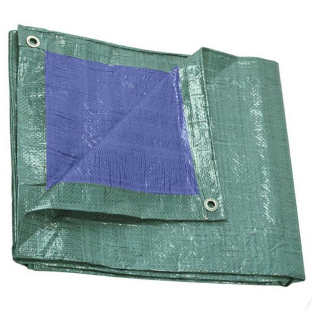 foto del prodotto trade shop telo protezione occhiellato copertura impermeabile resistente antistrappo piscin 5x8 mt rinforzato 250 gr 