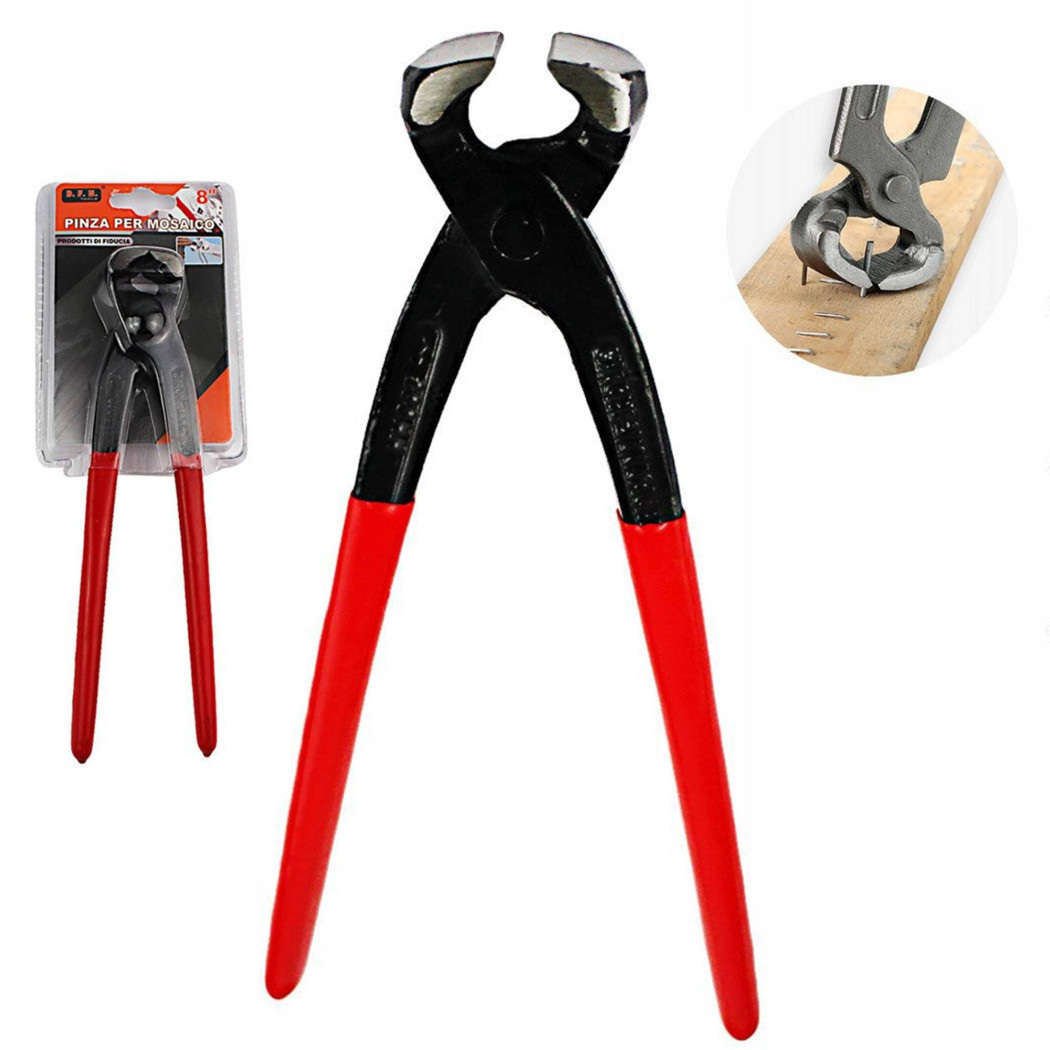 foto del prodotto trade shop tenaglia pinza per tagliare fil di ferro tranciare ferro 10 quot cromo vanadio 25 cm 