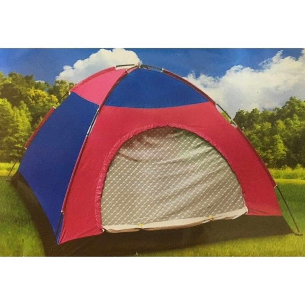 foto del prodotto trade shop tenda canadese 4 persone campeggio igloo camping zanzariera sacca trasporto gite 