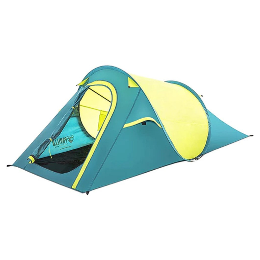 foto del prodotto trade shop tenda da campeggio pop up 2 persone cool quick 220x120x90cm 2 tasche borsa 68097 