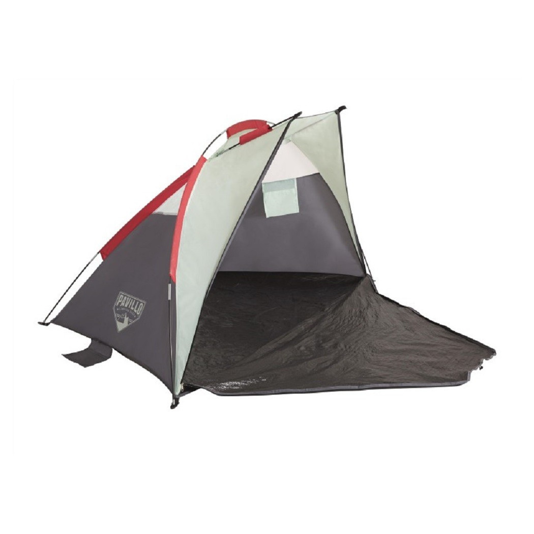 foto del prodotto trade shop tenda da spiaggia ramble 2 adulti 200x100x100cm con tasche borsa trasporto 68001 