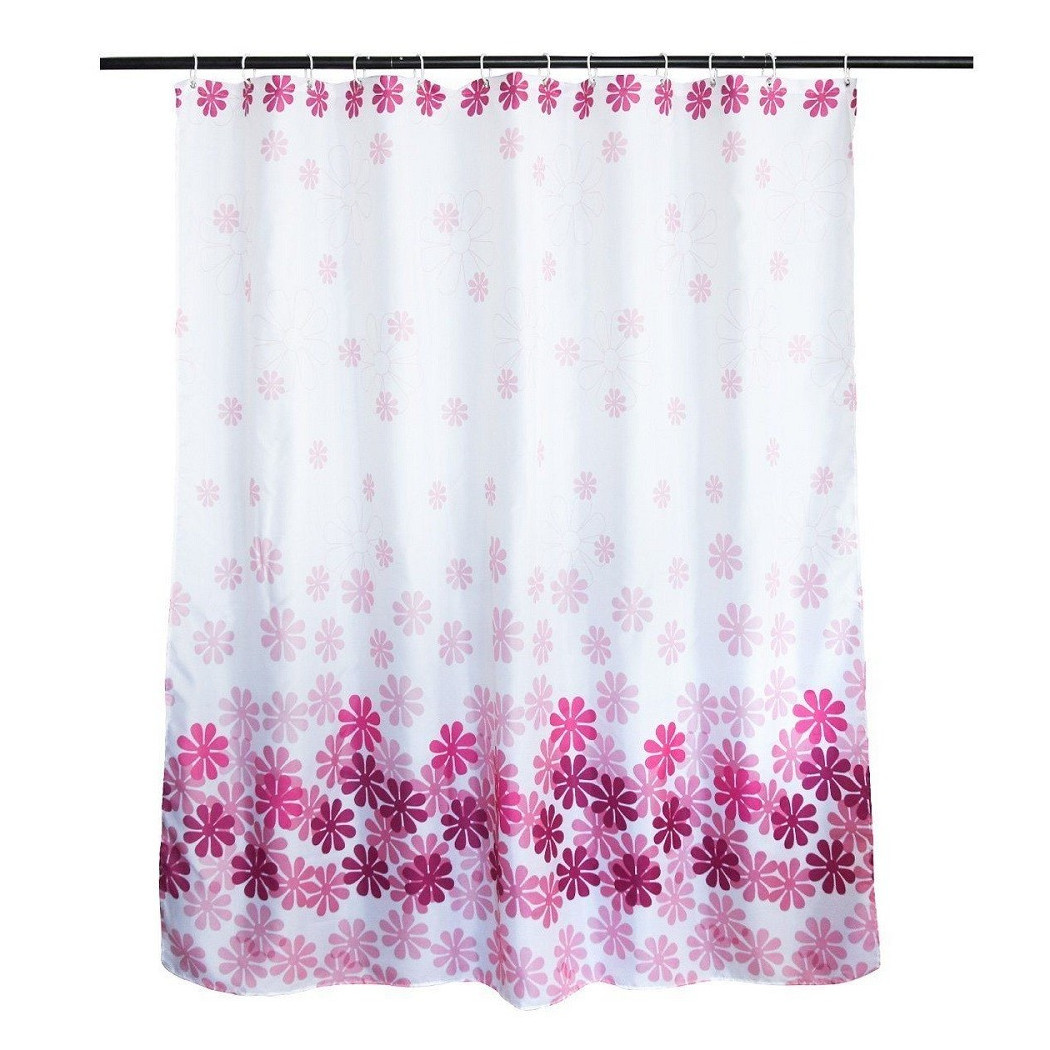 foto del prodotto trade shop tenda doccia antimuffa fantasia impermeabile 180 x 180 cm con anelli bagno 