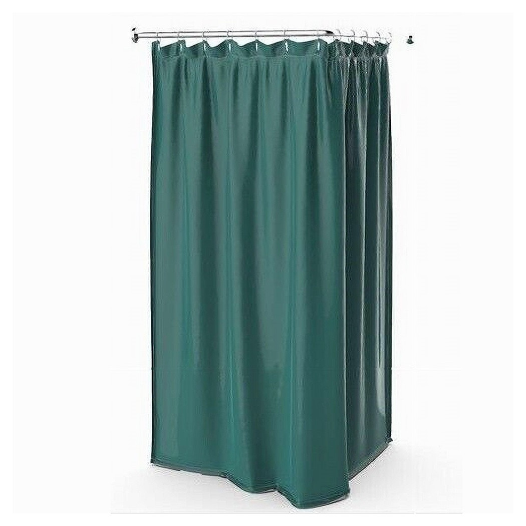 foto del prodotto trade shop tenda doccia antimuffa impermeabile 180x200cm con anelli bagno verde scuro 69974 