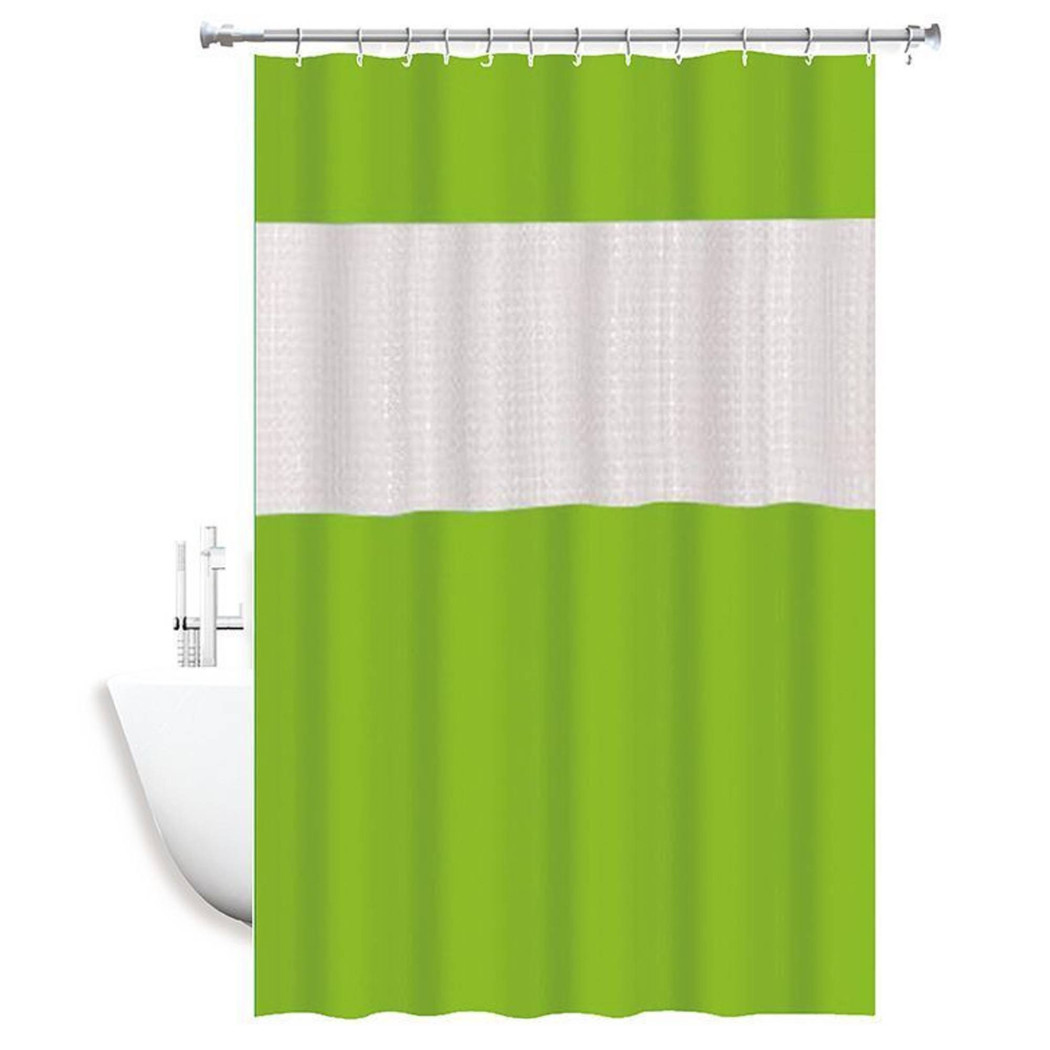 foto del prodotto trade shop tenda doccia vasca impermeabile antimuffa verde 3d giuntura 180 x 200 cm 52133 