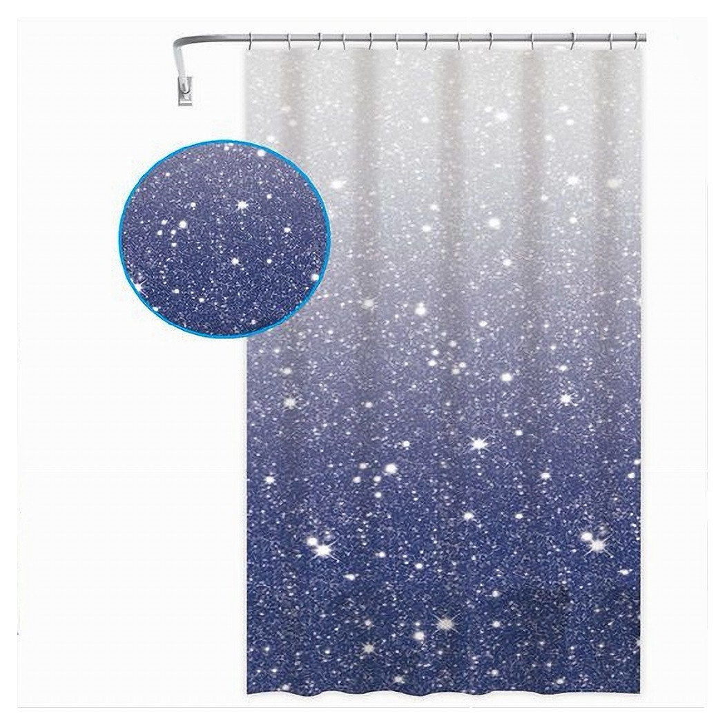 foto del prodotto trade shop tenda per doccia vasca da bagno galassia impermeabile 240x200cm con anelli 79219 