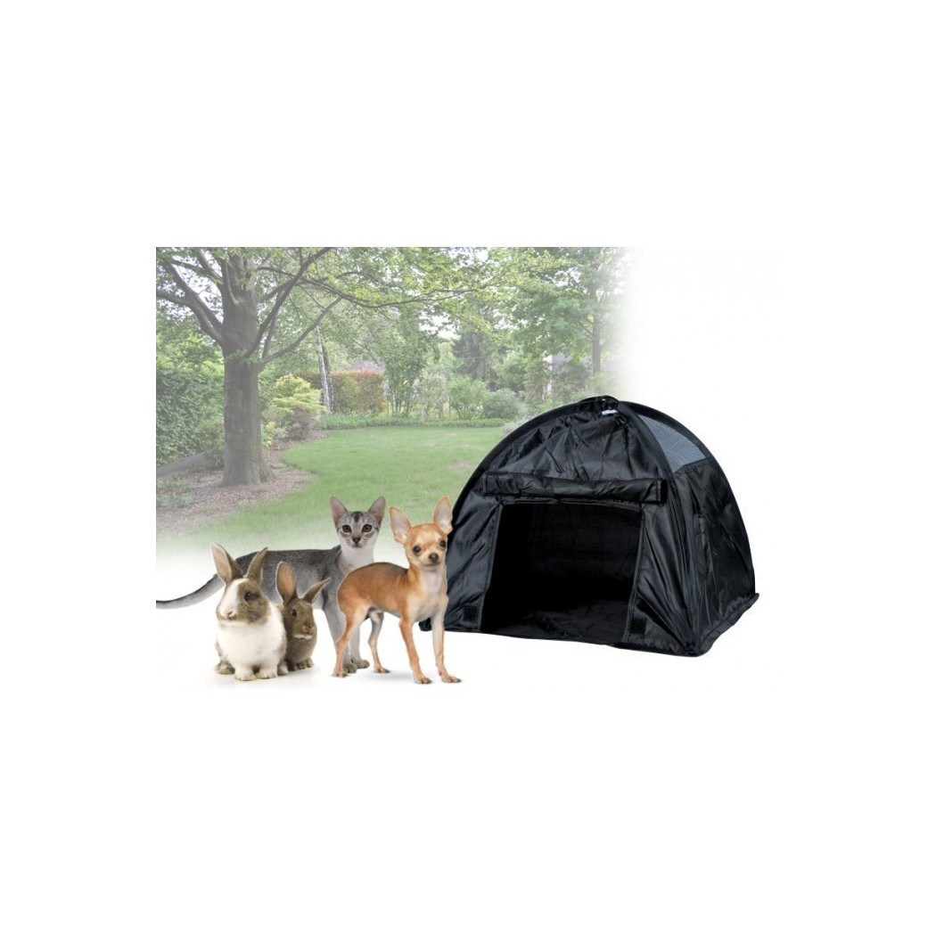 foto del prodotto trade shop tenda pop up per animali di piccola taglia 36 x 36 x 36 cm con finestra 