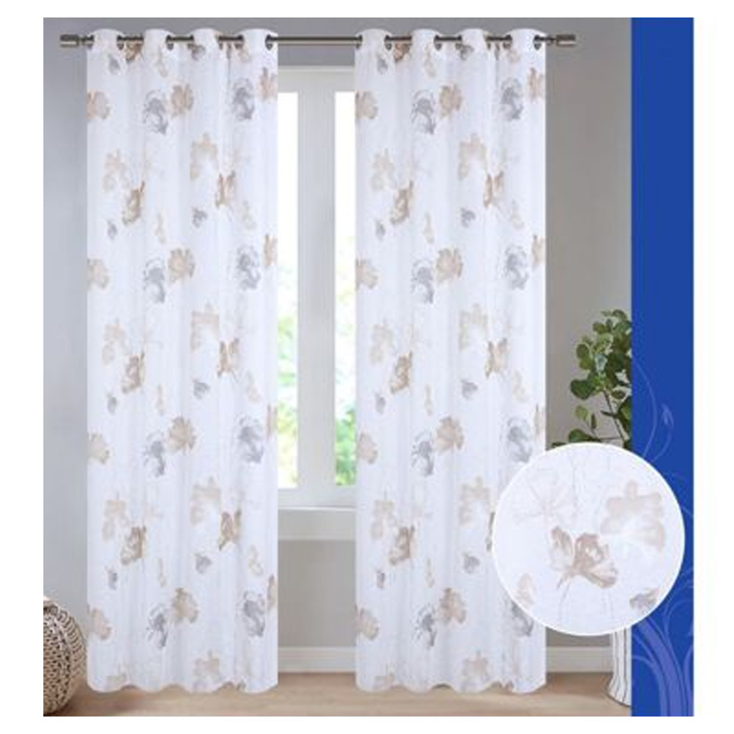foto del prodotto trade shop tenda tullia pannello singolo con 8 borchie porta finestra bastone 140x280 cm 