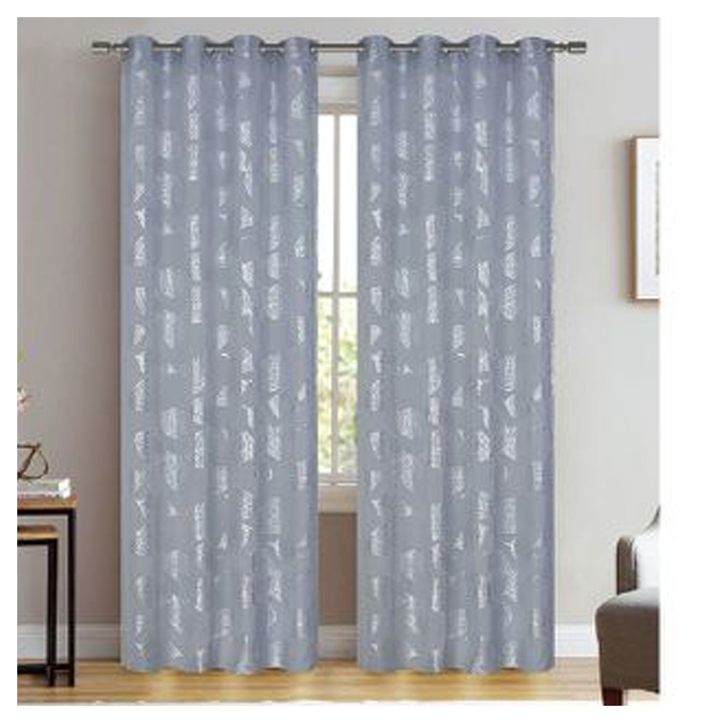 foto del prodotto trade shop tenda zabty cuori pannello singolo 8 borchie porta finestra bastone 140x280 cm 
