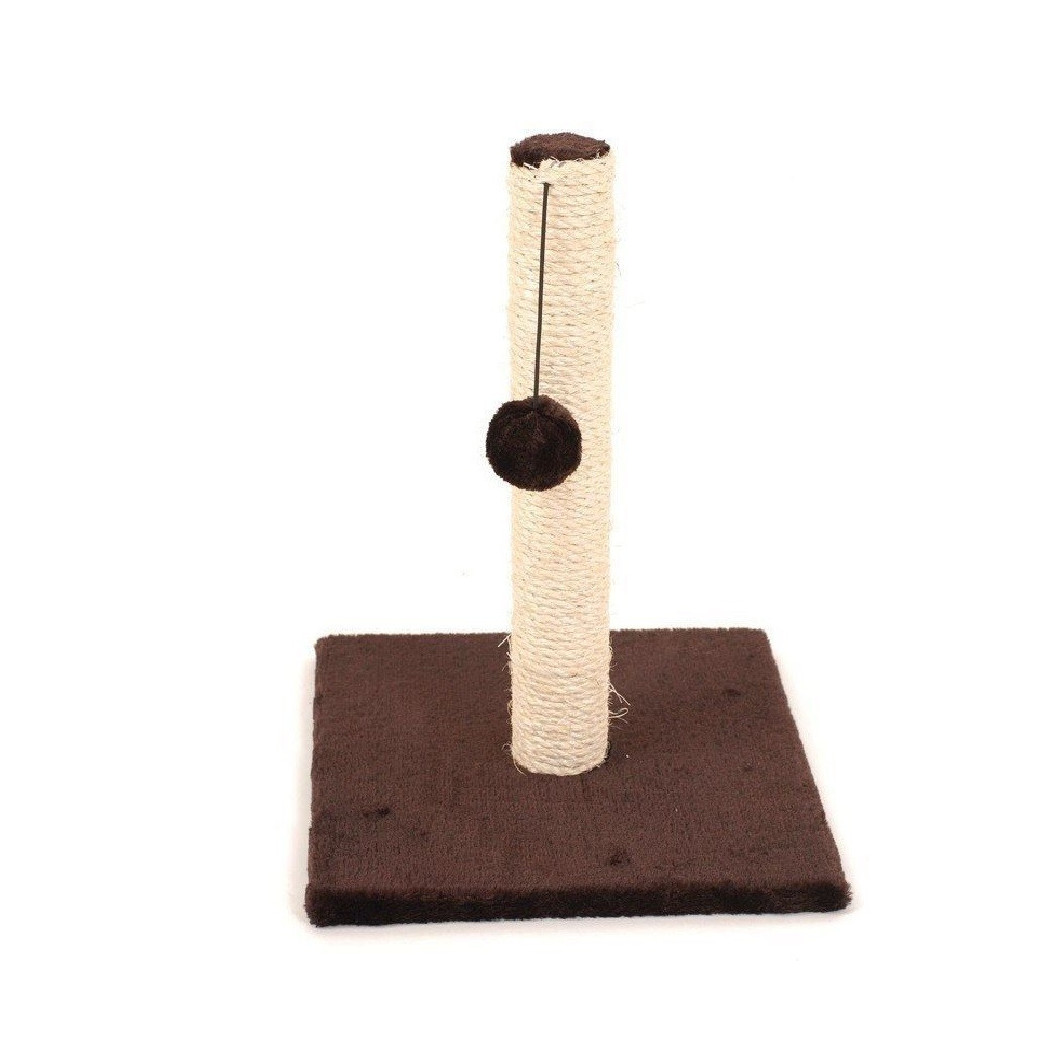 foto del prodotto trade shop tiragraffi gioco con palla palestra per gatto unghie base morbida altezza 33cm 