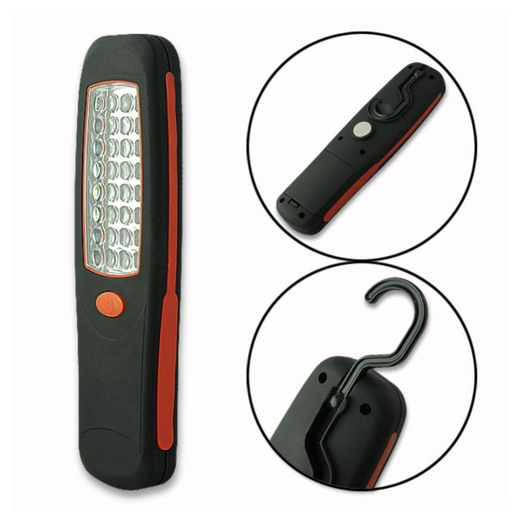 foto del prodotto trade shop torcia lampada calamita gancio 30 led 7 led per casa auto ufficio emergenza 