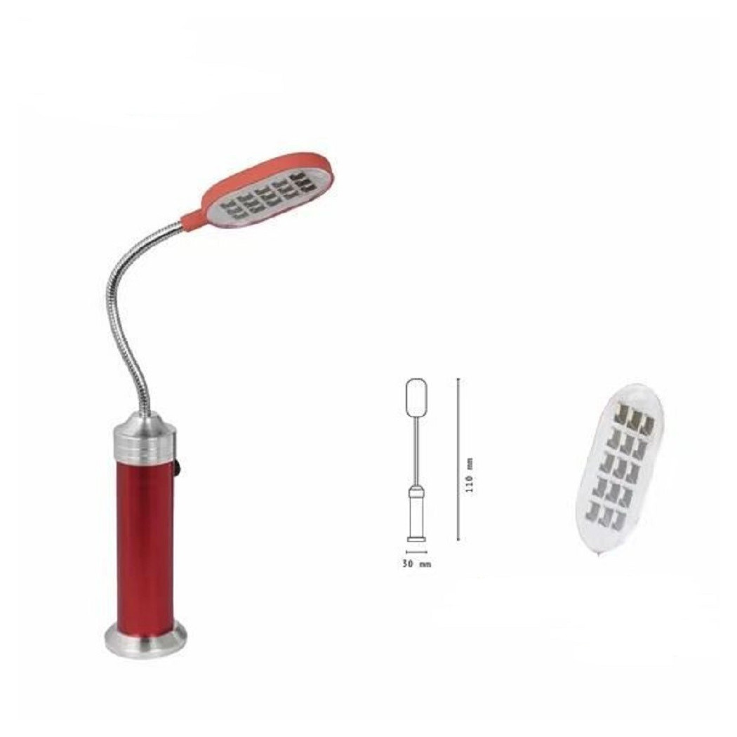 foto del prodotto trade shop torcia led multifunzione lampada torcetta magnetica smd 2835 tascabile dt 2009 