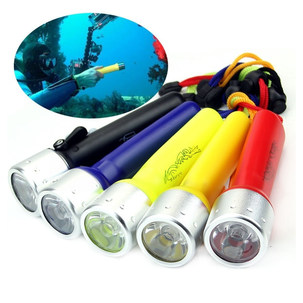 foto del prodotto trade shop torcia subacquea impermeabile led 180 lumen cree 40 metri q3 sub luce lampada 3w 