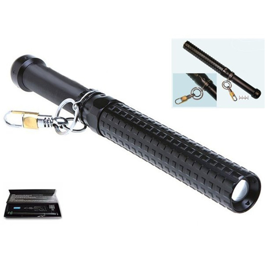 foto del prodotto trade shop torcia tattica militare 5000w 8800mah bl b96 ricaricabile led con zoom cono 