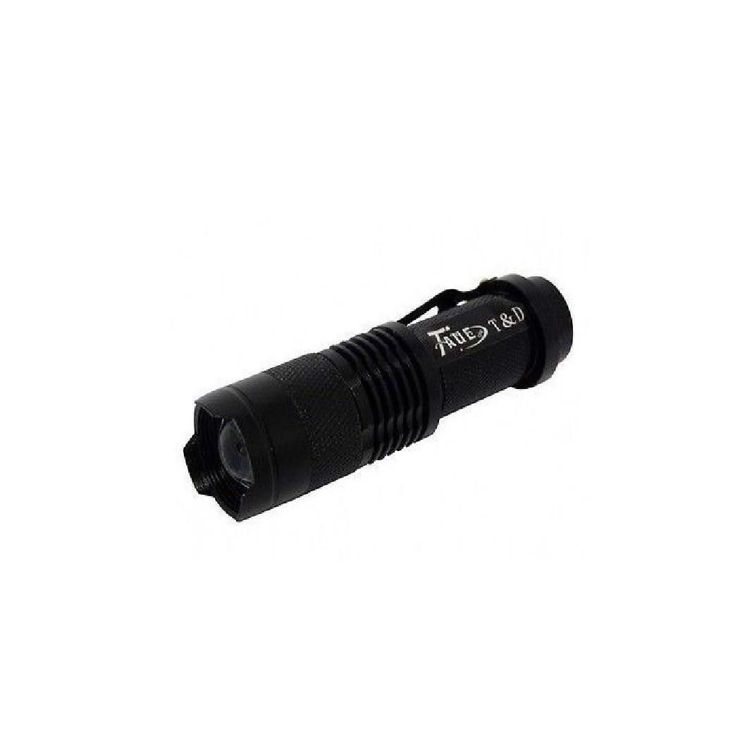foto del prodotto trade shop torcia tattica militare led xenon batteria a litio ricaricabile td 51 taue 
