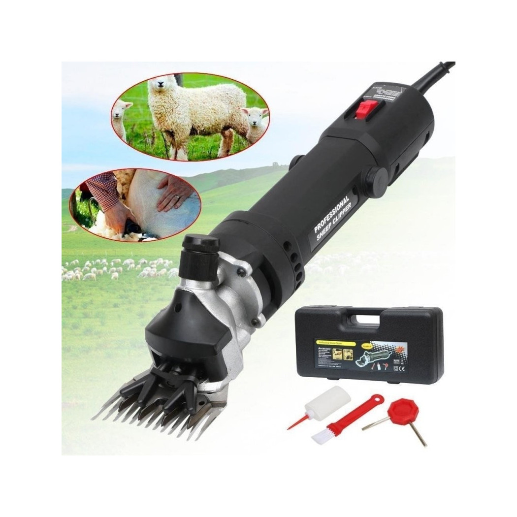 foto del prodotto trade shop tosapecore macchina tosatrice 350w professionale per lana merinos ovini capra 