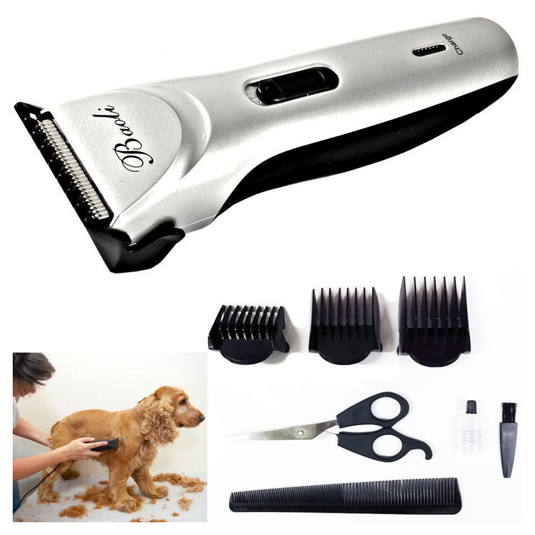 foto del prodotto trade shop tosatrice cane gatto taglia pelo senza fili cordless elettrico animali shd 8201 