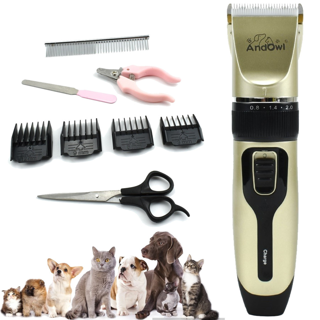 foto del prodotto trade shop tosatrice elettrica professionale tagliacapelli q cw99 cordless per cani gatti 
