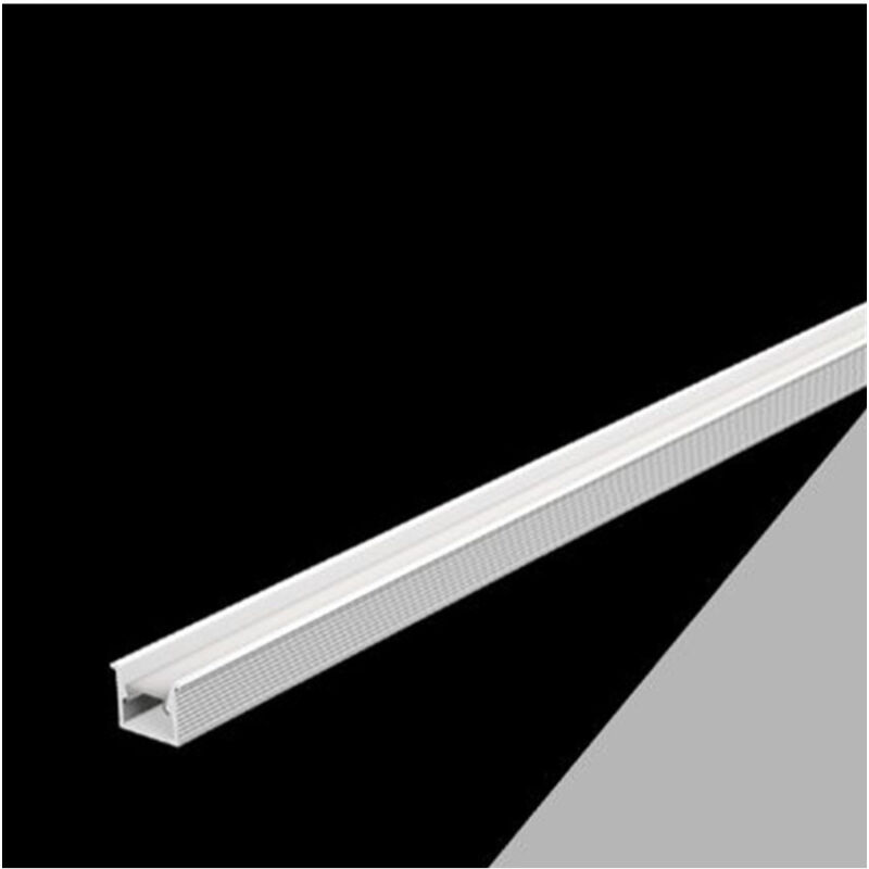 foto del prodotto trade shop traesio 10pz profilo in alluminio a plafone sezionabile 2mt per striscia led strip al 22 