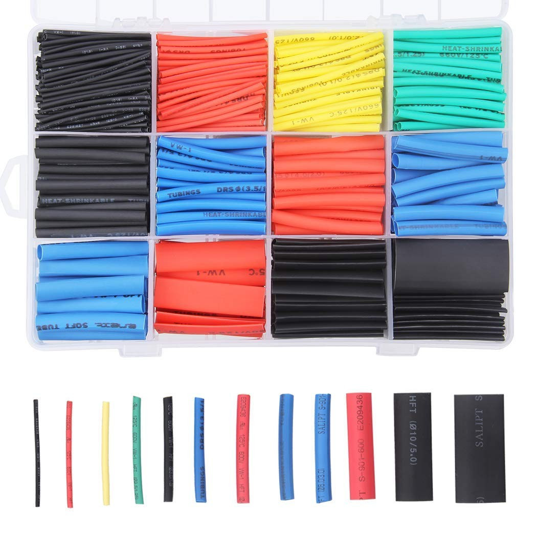 foto del prodotto trade shop traesio 127 guaine guaina termorestringenti termoretraibile termoretrattile assortite 