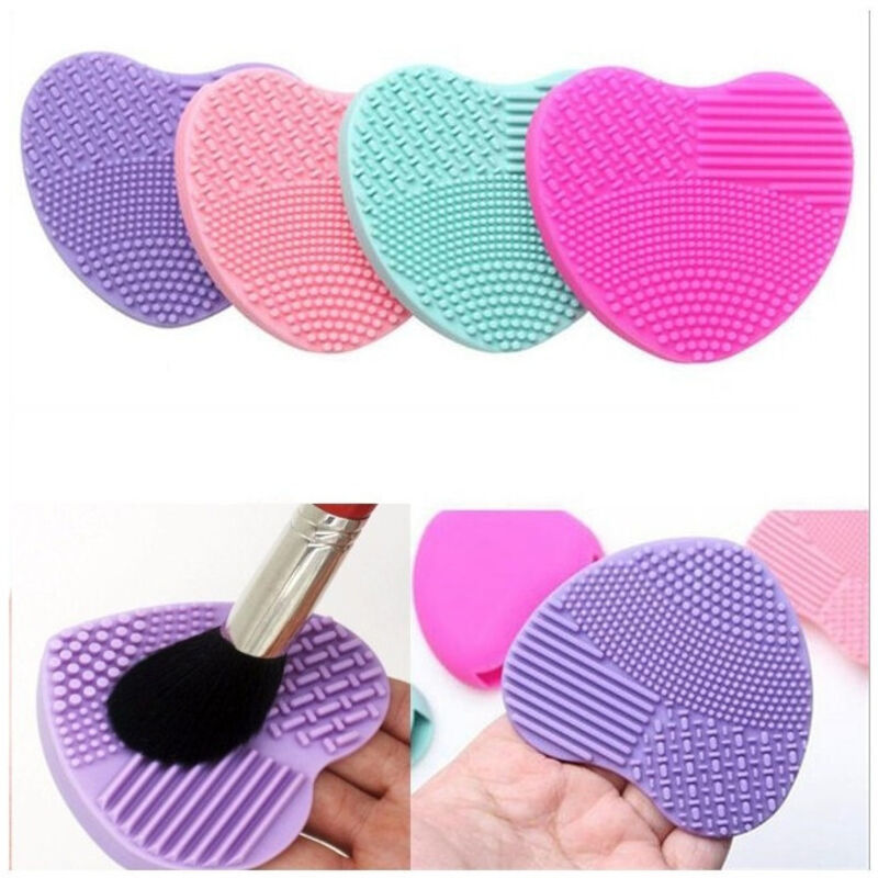 foto del prodotto trade shop traesio 2 bushegg spazzola per pulizia pennello pennelli silicone cosmetici make up 