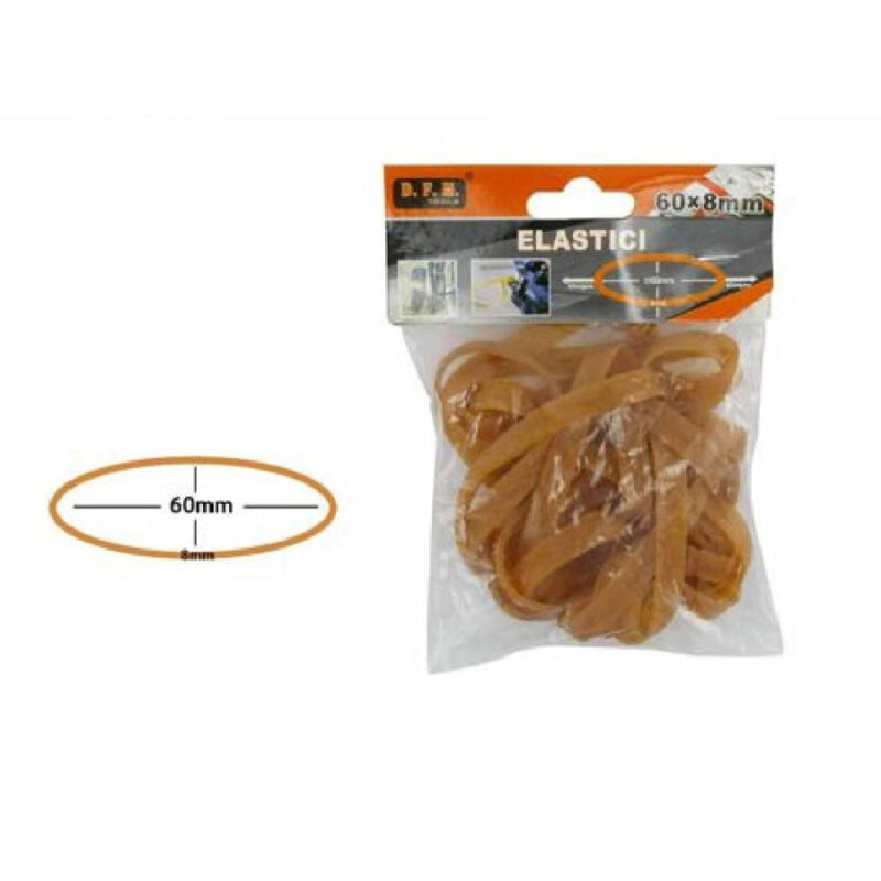 foto del prodotto trade shop traesio 2 confezioni da 40g elastici elastico molle gomma fettucce misura 60x8 mm 53693a 