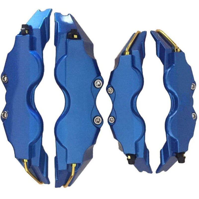 foto del prodotto trade shop traesio 2 copri pinza per disco freno copertura auto color blu abs protezione universale 