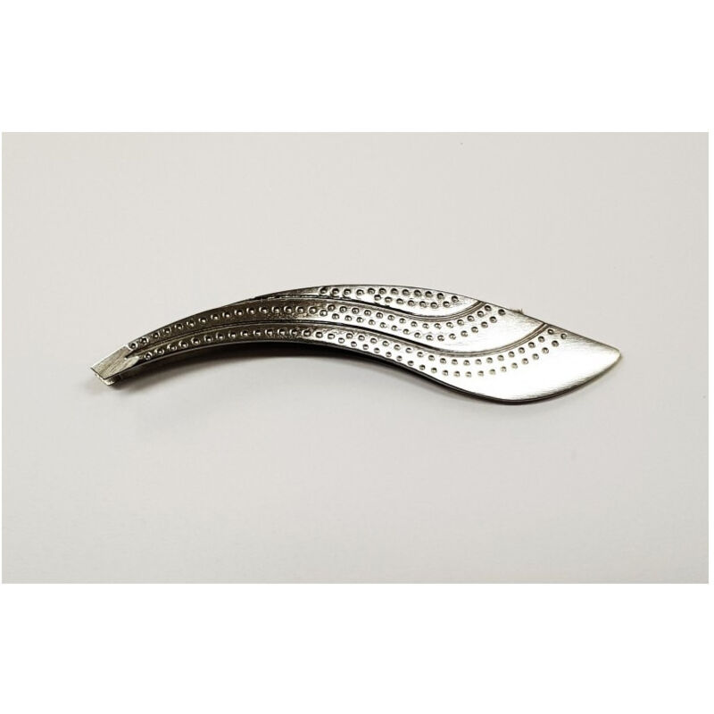 foto del prodotto trade shop traesio 2 pinzette acciaio inox curva obliqua sopracciglia pinza precisione depilazione 